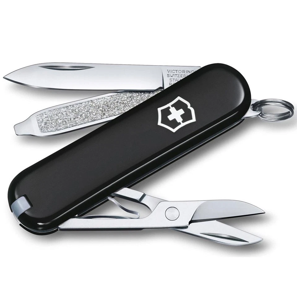 Victorinox Taschenmesser Classic SD 0.6223.3G 7 Funktionen, schwarz