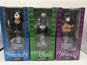 (3)Vintage Kiss 2002 McFarlane Kiss Collectible Statuettes - Picture 1 of 10