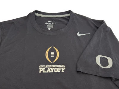 2025 CFP Oregon DUCKS Football TEAM ISSUED Nike Dri-Fit SHIRT      Men's  L - Image 1 of 3