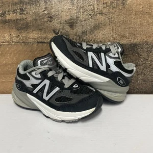 New balance 990 V6 Black Gray - Kids 5c - Ic990bk6 - Picture 1 of 7