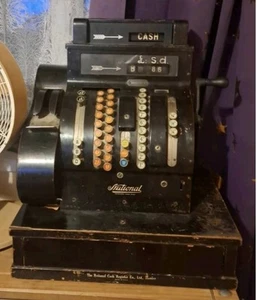 1938 National Hand Cranked Shop Cash Register. Shop till - Picture 1 of 1