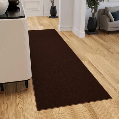 Hallway Runner Rug 2'7" x 9'10" Non Slip Solid Area Rugs Easy to Clean Laundr... - Image 1 of 4