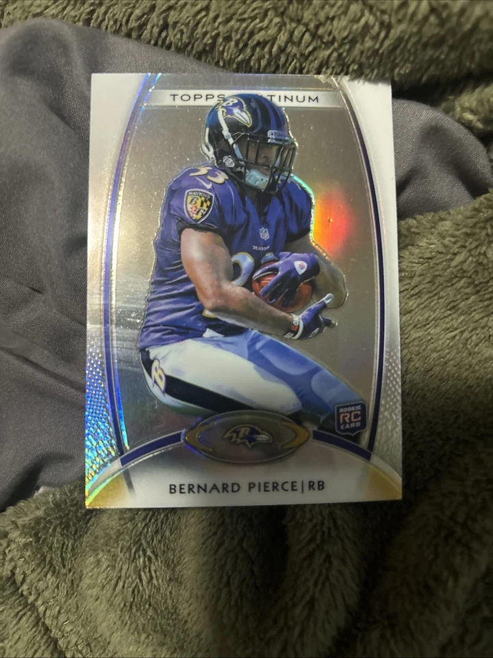 2012 Topps Platinum BERNARD PIERCE RC - Rookie #113 - Baltimore Ravens - Image 1 of 1