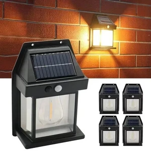 Leistungsstarke Außen Solar LED Straßenlaterne Wasserdicht Solar Lampe Garten Hof Pathwa - Bild 1 von 9