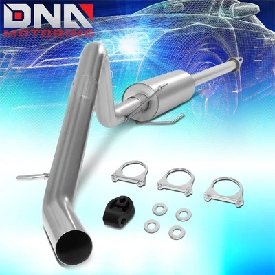 For 2005-2015 Toyota Tacoma 4.0L Cat Back Exhaust Kit 2.5" OD Piping + Muffler - Image 1 of 4