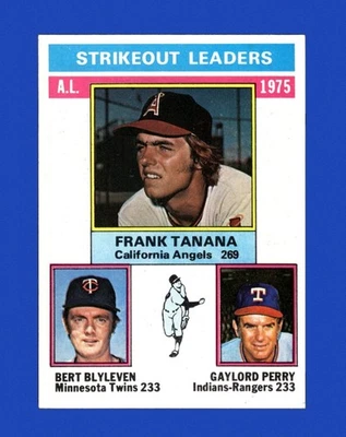 1976 年 Topps Set-Break #204 Al Strikeout Leaders 近乎完好-MT 或更好 *GMCARDS* — 第 1/2 张图片