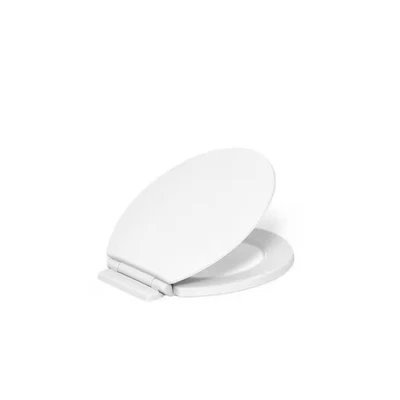 Asiento de inodoro redondo KOHLER Broadwood en blanco K-25882-0 Foto 1 de 4