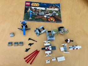 LEGO Star Wars 75037 Battle on Saleucami BARC Speeder For Parts w/ Manual