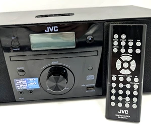 JVC RD-N1 CD iPod USB MPS WMA AM FM Radio tragbare Stereoanlage - getestet/mit Original-Zubehör-Hersteller Fernbedienung - Bild 1 von 7