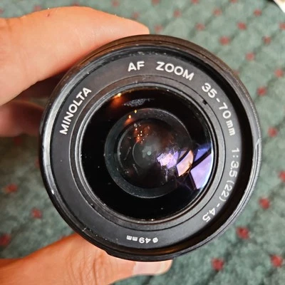 MINOLTA AF 35-70MM F3.5-4.5 AUTO FOCUS ZOOM LENS, FOR MAXXUM AND SONY MOUNT - Image 1 of 4