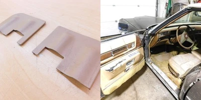 FRONT SEAT FLOOR BOLT COVERS 1974 75 1976 CADILLAC 74-78 ELDORADO 76CF2-G6 - Image 1 of 4