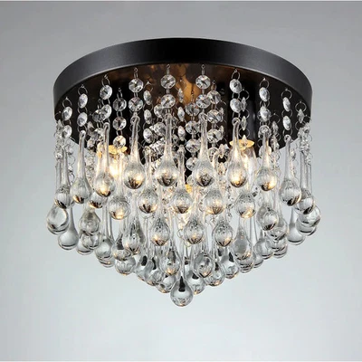 Gisela 3 luces cristal acabado negro montaje empotrado negro Foto 1 de 3