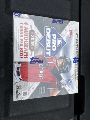 2025 Topps Pro Debut Baseball Jumbo Hobby Box Sealed - 4 Autos per - IN HAND - Image 1 of 2