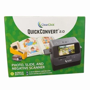 ClearClick QuickConvert 2.0 Photo Slide & Negative Scanner Bundle New - Picture 1 of 5
