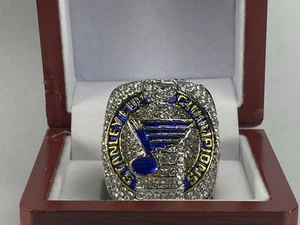 St Louis Blues 2019 Stanley Cup Championship Ring - Display Box - Ryan O'Reilly - Picture 1 of 6