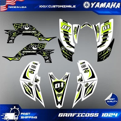 YFZ450 2003 2004 2005 2006 2007 2008 Yamaha Graphic calcomanías kit pegatinas - Imagen 1 de 4