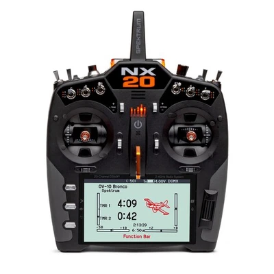Transmisor Spektrum NX20 20 canales solo radios SPMR20500 10+ canales aviones Foto 1 de 4