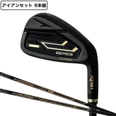 HONMA BERES 2024 Black iron Set 6-11 6pic RH ARMRQ FX graphite Flex R New - Image 1 of 4