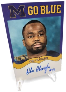 TK Legacy OBI OLUIGBO AUTO Signed M GO BLUE MGB139 Card MICHIGAN WOLVERINES - Picture 1 of 7