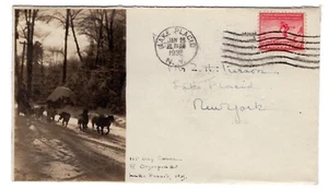 #716 Lake Placid Olympics First Day Cover 1932 - Planty #69d Photo Paper - Picture 1 of 2