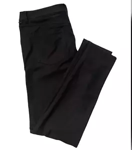Lululemon Men's ABC Slim-Fit 5 Pocket Casual Pant in Black size 36x34 - Picture 1 of 5