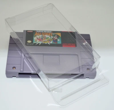 50 fundas protectoras de plástico para cartucho Super Nintendo SNES Foto 1 de 4