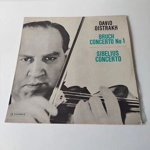 David Oistrakh Bruck Concerto No.1 Sibelius Concerto Columbia Mono OCX 7525 - Picture 1 of 15
