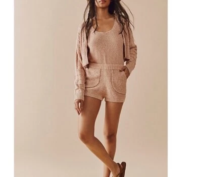 Mameluco Free People Beach Declan Talla XL tejido grueso de una pieza beige bolsillos cómodo Foto 1 de 4