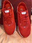 Under Armour HOVR Sonic 3 Running Shoes Womens Red White Bluetooth Sneakers SZ 8