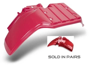 1EA NEW ATC250ES 3 PIECE FENDER SET RED MAIER 1985-87 (118952/120712) - Picture 1 of 3