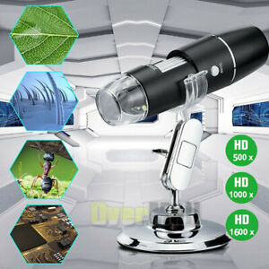 1600X Zoom HD 1080P 8LED USB Mikroskop Digital Lupe Endoskop Videokamera