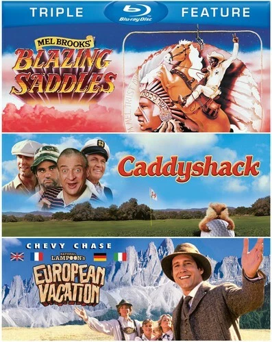 Blazing Saddles/Caddyshack/National Lampoon's European Vacation (Blu-ray, 2012)