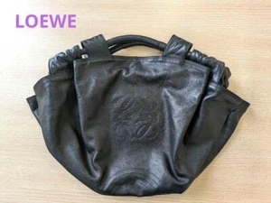Authentic LOEWE Nappa Aire Anagram Black Sheep skin Used - Picture 1 of 20
