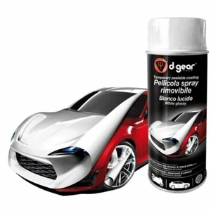PELLICOLA VERNICE SPRAY RIMOVIBILE AUTO MOTO CAR WRAPPING 400ML D-GEAR SPORT - Foto 1 di 1