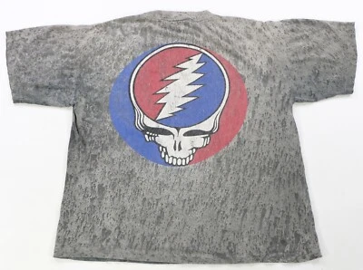 Camiseta Rara De Colección Lluvia Cristal Grateful Dead Head 1992 Agua Lluvia Años 90 Gris L Foto 1 de 4