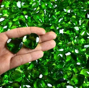Olive Green Peridot Heart Shape Gemstone Lot Brazilian 5000 Carat EGL Certified - Picture 1 of 8