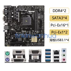 Placa madre para ASUS PRIME A320M-C R2.0 Socket AM4 DDR4 VGA+DVI+HDMI 2×M.2 - Imagen 1 de 6