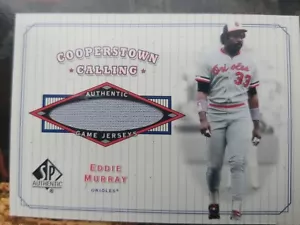2001 SP Authentic Eddie Murray Cooperstown Calling Game Used Jersey #CC-EM - Picture 1 of 3