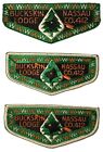 Buckskin Lodge 412 Theodore Roosevelt Council Ny Lot Of 3 Flap Bdr (Yx2180)