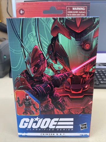 New, Sealed Box - GI Joe Classified 6" Figure Series CRIMSON B.A.T Cover