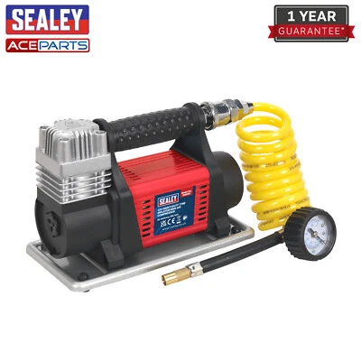 Sealey Heavy Duty Mini 12v Electric Car Tyre Inflator Air Compressor Pump MAC04 - Image 1 of 4