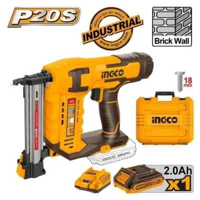 Chiodatrice x Cemento a Batteria Sparachiodi INGCO x Mura Calcestruzzo ST 18 mm - Imagen 1 de 4