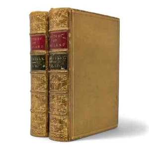 1864 The History of England LORD MACAULAY Two-Volume Set ORNATE FINE BINDING - Picture 1 of 17