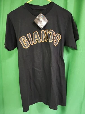 Camisa de los Gigantes de San Francisco Adulto Pequeña Negra Manga Corta Buster Posey MLB NUEVA CON ETIQUETAS Foto 1 de 4