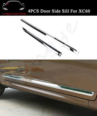 4 piezas para Volvo XC-60 XC60 2014-2017 molduras de umbral de puerta lateral placa de barra Foto 1 de 4