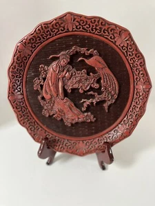 Five Perceptions of Weo Cho Ming The Sense Of Sight Plate Cinabrio 2 Rojo - Imagen 1 de 5