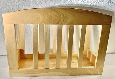 Деревянная стойка для журналов однотонная декоративная сосна, сосновые пятна цвет 17 дюймов x 10 дюймов x 12 дюймов - Изображение 1 из 4