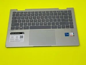 HP ENVY X360 14-ES0033DX SILBER HANDAUFLAGE TASTATUR TOUCHPAD N41026-001 - Bild 1 von 4