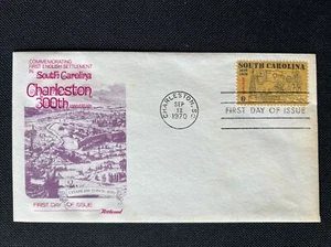 1407 South Carolina Statehood FDC Fleetwood Sep 12 1970 Charleston SC - Picture 1 of 2