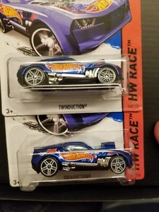 2014 Hot Wheels Treasure Hunt Twinduction HW Race Series Lot of 2 - Bild 1 von 10